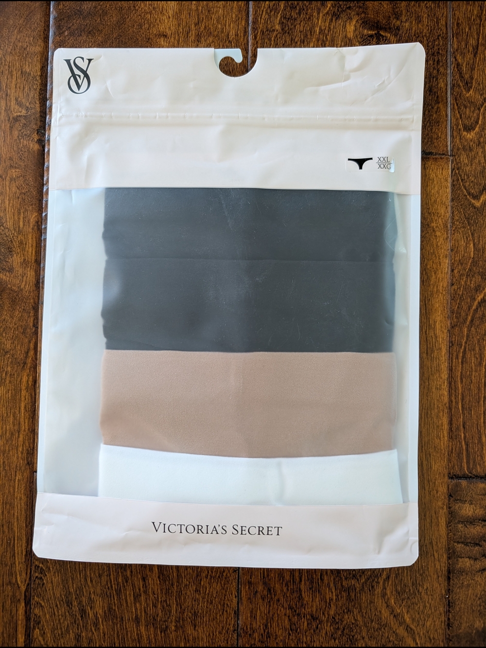 Victoria's Secret Neutral Seamless Thong 4 Pack - XXL